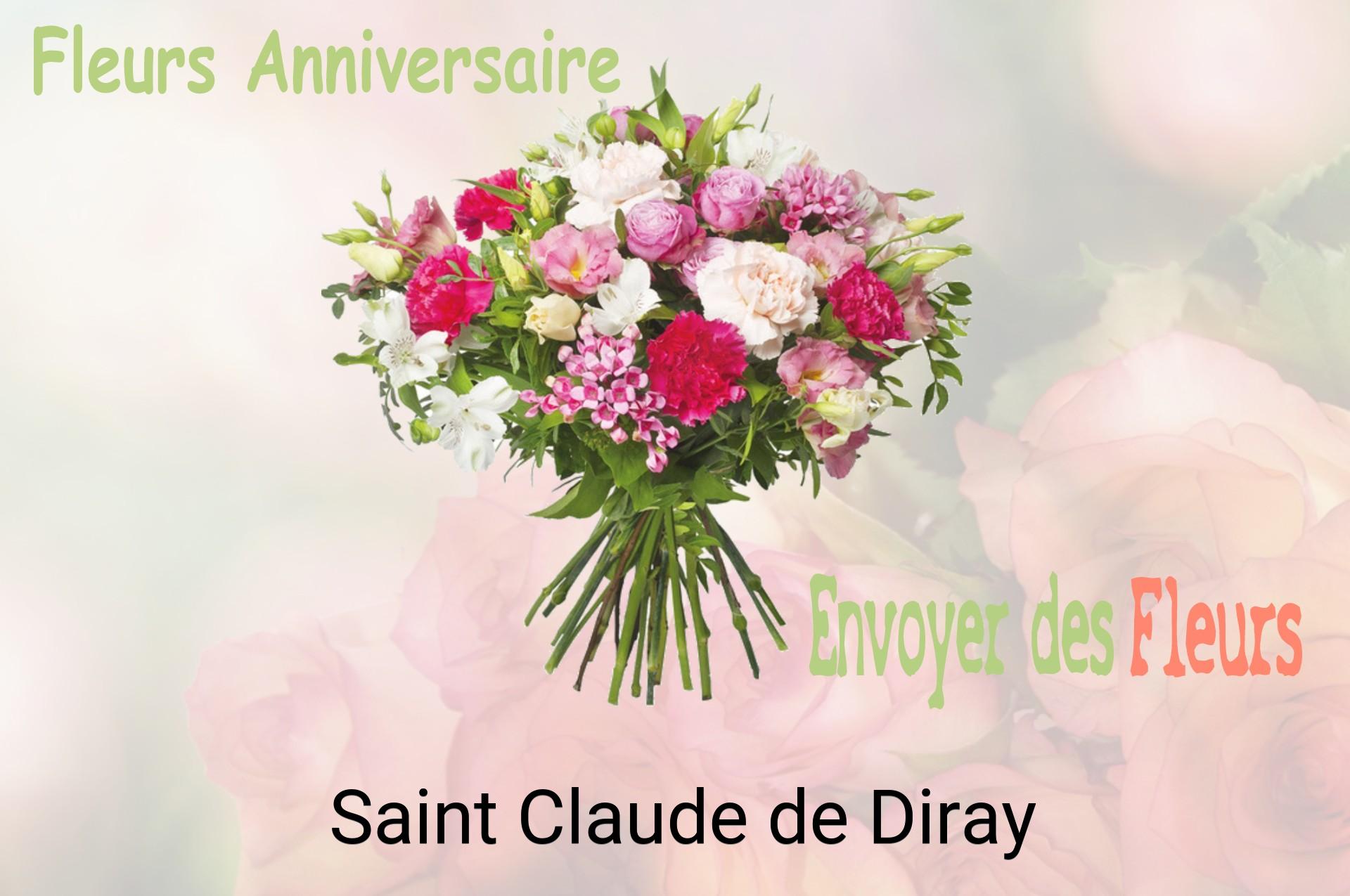 Bouquet de fleurs d’anniversaire livré à Saint-Claude-de-Diray