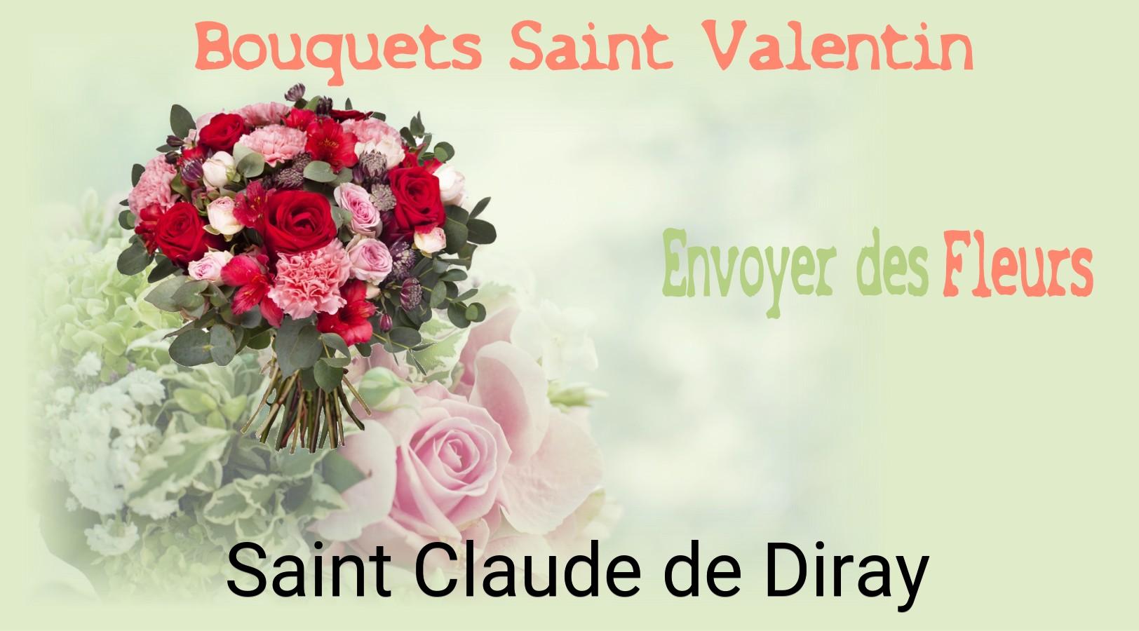Roses de Saint-Valentin livrées à Saint-Claude-de-Diray